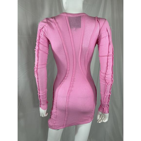 SAMI MIRO VINTAGE Pink Asymmetrical Dress - Picture 3 of 4